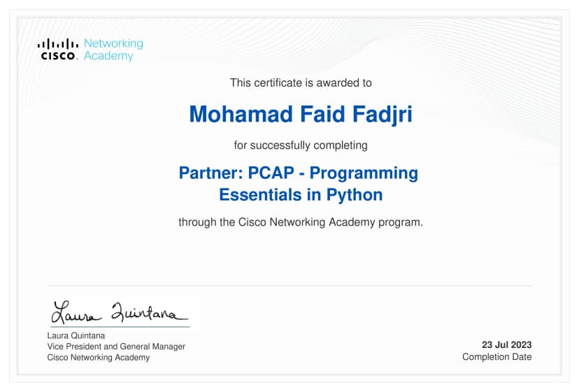 PCAP - Programming Essentials in Python
